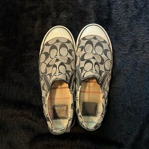 Black Coach “Beale” Sneakers. Size 7.5B